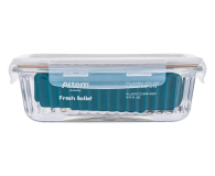 Altom Fresh Relief pojemnik z pok. prostokątny 1l 20x15x7cm taupe - 1580553 - zdjęcie 3